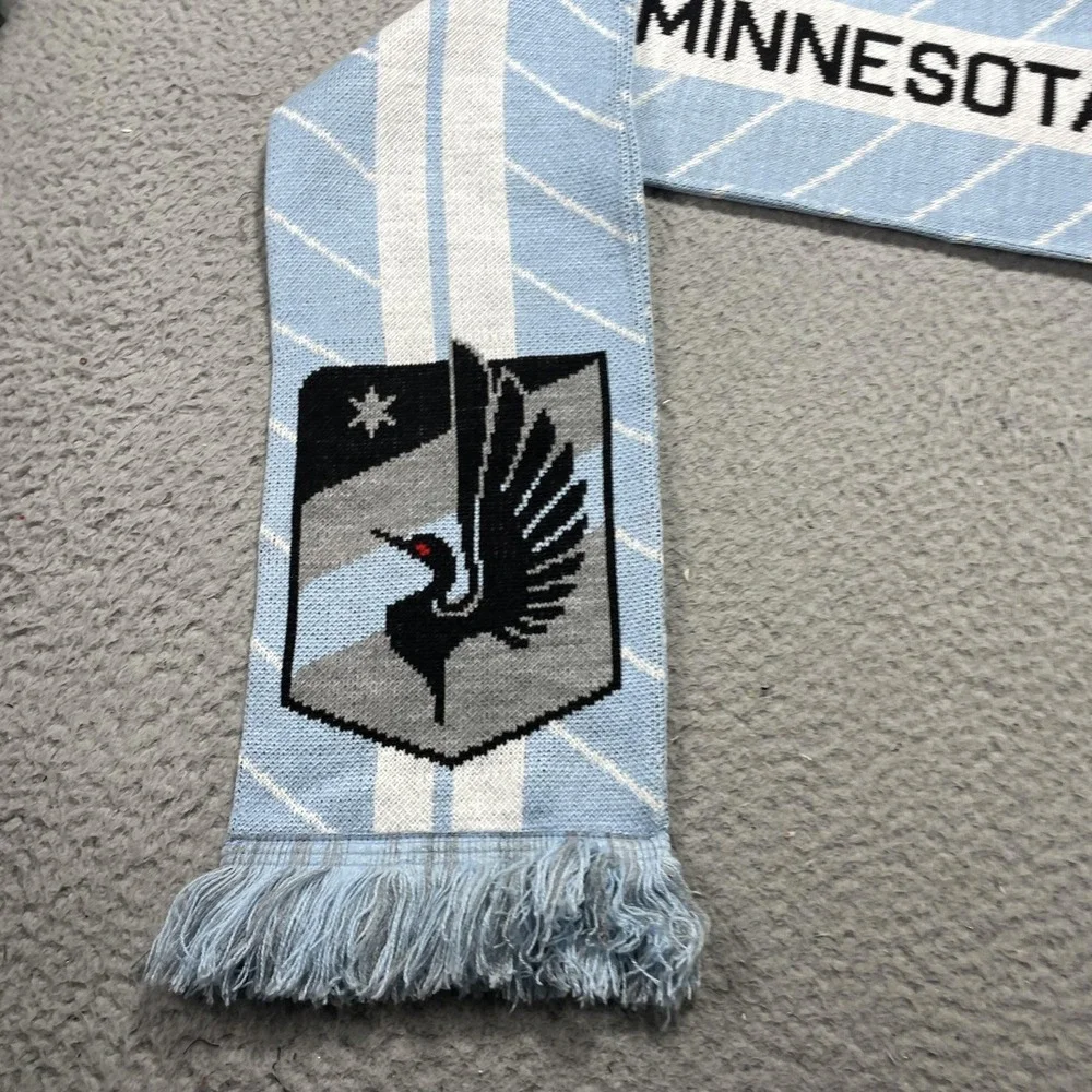 Minnesota United FC Scarf Mens One Size Blue MLS Soccer Ruffneck MNUFC Supporter